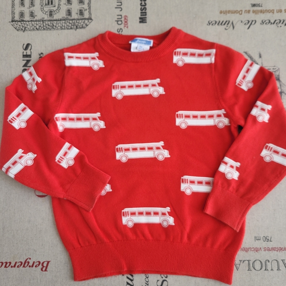 Jacadi red sweater